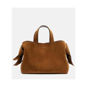 아크네 Musubi 스웨이드 토트 백 P01136705