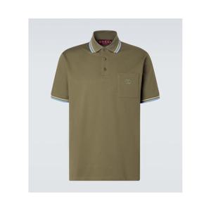 구찌 코튼 블렌드 피케 폴로 셔츠  P01124238