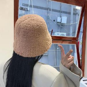 (별별창고)G 여성 겨울 모자 플리스 뽀글이 버킷햇