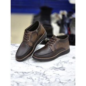 허시파피 세이브존05 남성 4cm 비즈니스 모던 세미 경량 기모 지퍼 앵클부츠 ELW3MR592