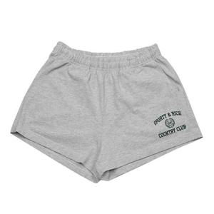 스포티앤리치 바시티 크레스트 디스코 반바지 SH037606218GY03