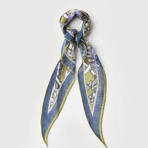 올리비아로렌 MG01 체인 플라워 패턴 스카프_ VYCXF4Z7321