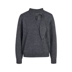 [제이제이 지고트]리본 타이 슬릿 니트 GRCN1PO351