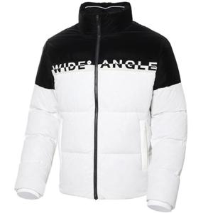 [와이드앵글]남성 CO 로고 트리밍 컬러블럭 다운자켓 WMW23512W3