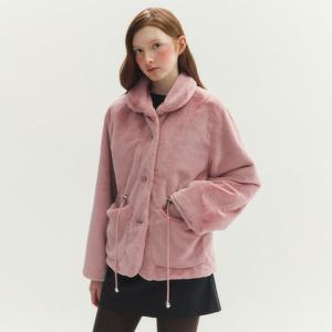 [마리끌레르][정가159,000]미디 하이넥 퍼 자켓(MAFDJK16NPK)