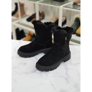 한슈 세이브존07 스웨이드 앵클부츠4cm HS3789vg