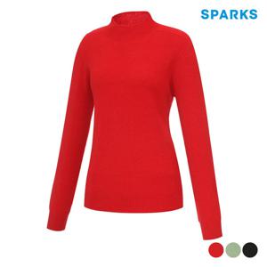 [디즈니골프]여성 심플 베이직 하프넥 니트 스웨터 (SP3LKT082)