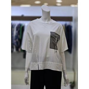 소고트리아나 세이브존07 배색 포켓 티셔츠 AK2TA24