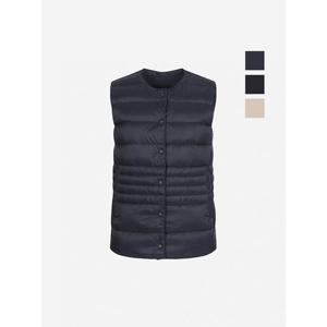 [뱅뱅] 여성 라운드넥 경량조끼 (NEE615)