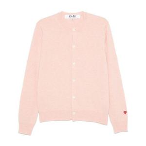 25SS 꼼데가르송 스웨터 AXN0910515 LIGHT PINK DOM