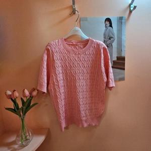 미센스 HC42 꽈배기 반팔 MB52KNM501Z