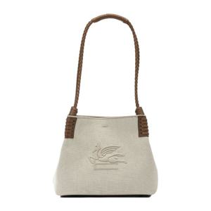 에트로 리브라 페가수스 로고 캔버스 스몰 숄더백 WP1D0052 AT2