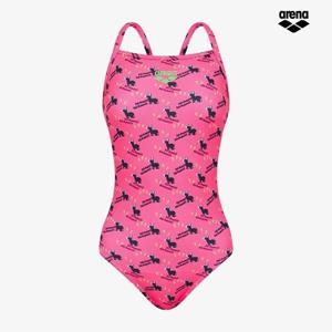 아레나 컬리팜 원피스 싱글 스트랩백 A6SL1CO05 PNK