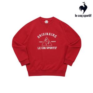 [르꼬끄] 유니 빅 그래픽 루즈핏 맨투맨 QR123LFS21_DRD