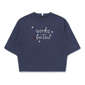 [블루테일]블루 반팔 티셔츠AZG2TS01BU