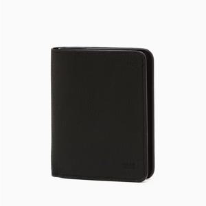 [닥스핸드백] 블랙 음각로고 소가죽 중지갑DBWA6E750BK