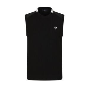 [팬텀]가을 남성 우븐 하이브리드 니트 베스트 / 211E3SV203_BK_