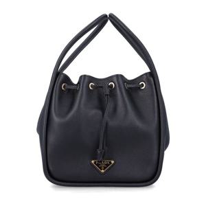 프라다 드로우스트링 트라이앵글 로고 버킷백 1BE0872CYS F0002