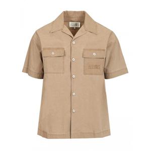 [MM6 MAISON MARGIELA] 라프리마 남성 숏슬리브 셔츠 SH0DR0008M35741 115 베이지 /15