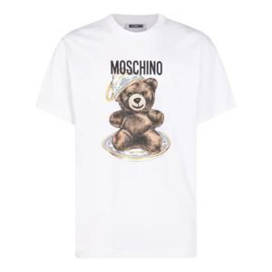 모스키노 반팔 티셔츠 252ZZ071652411001 White