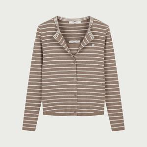 여성 스트라이프 로고 가디건 셋업_102(10560-140-201-45)