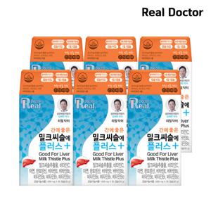 (미)리얼닥터 간에좋은  밀크씨슬에 플러스 6개