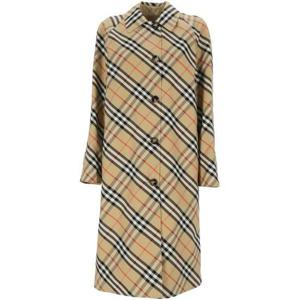 버버리 리버시블 롱 개버딘 카 코트 8093127