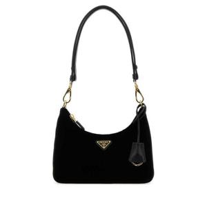 26 SS 프라다 로고 플라크 숄더백 블랙 1BC204VJOO2CXG