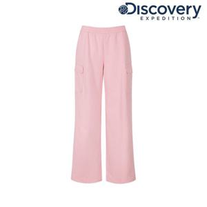 [디스커버리] 여성 테크 니트 트레이닝 카고 팬츠 DWTP42061-PKL