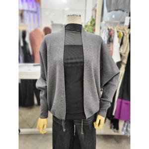 밸리걸 세이브존01 숄카라 오픈형 니트 가디건 822520