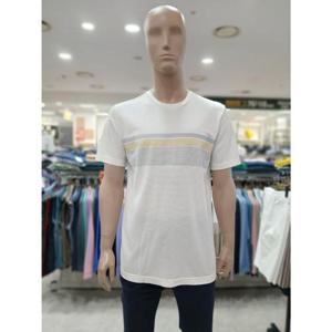 크로커다일 세이브존05 상단 프린트 패턴 화이트 티셔츠 AB TS 2483 90