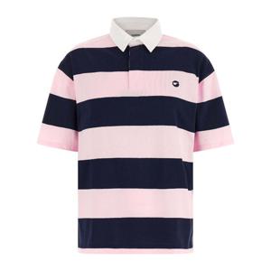 코페르니 로고 자수 스트라이프 폴로 티셔츠 COPJS117F5026 PNK
