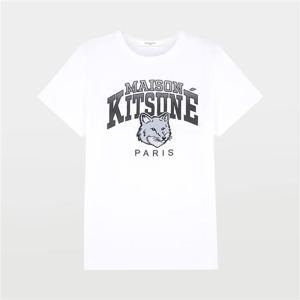 메종키츠네 캠퍼스 폭스 그래픽 반팔 티셔츠 LW00104KJ0035 P100