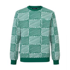 [와이드앵글] 남성 CO 스퀘어 체크 라운드 스웨터풀오버 WMP26K51G8