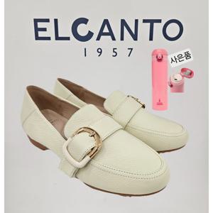 [엘칸토]여성 소가죽 버클장식 몰드로퍼 CWC43U613-39