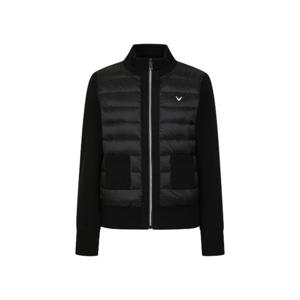 M 캘러웨이골프긴팔티 PQC CWSC25W602_BK 겨울 여성 HYBRID 다운 스웨터