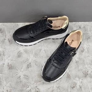 [탠디]여성 지퍼 포인트 캐주얼 스니커즈 X2HF50ZS15 BLACK 5SD