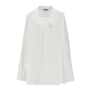 끌로에 버튼 프론트 칼라 루즈핏 셔츠 25AMC01 590 107