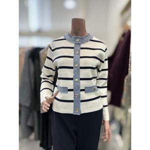 올앤선드리 세이브존06 데님패치니트가디건 A6S2KJ112