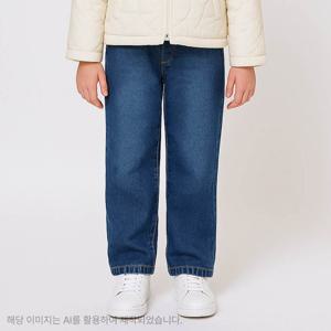 로엠걸즈 약기모 별와이드 데님팬츠청바지  RGTJ25W1C