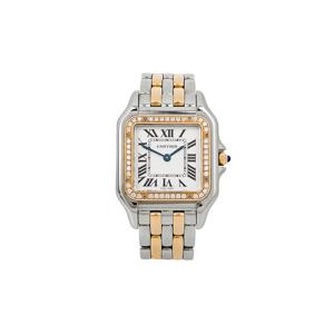 [엘러브] 까르띠에 팬더 드 까르띠에 워치 미듐 핑크골드콤비 다이아몬드베젤 6ET0307