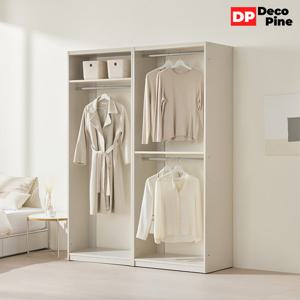 데코파인 우디 시스템 행거 1600 G세트 긴옷장 옷장 드레스룸