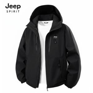 JEEP SPIRIT 기능성 유틸리티 바람막이 블랙 (JSSPJK221)