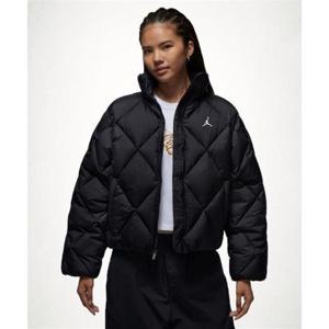NIKE 조던 브루클린 퀼팅 패딩 재킷 W - 블랙화이트 HV0418-010 1526243