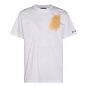 모스키노 반팔 티셔츠 252ZZ070252411001 White