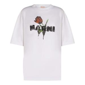 마르니 반팔 티셔츠 THJET49P18USCY31LOW01 White