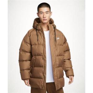 NIKE 스포츠웨어 클럽 써마 핏 파카 M - 모스우드 브라운화이트 IB2974-235 1557647