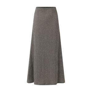 [보니스팍스]플레어 밴딩 슬럽 롱 스커트 (XP3WH005L0)