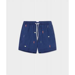 [브룩스브라더스] 프라이데이 시어서커 엠브로이더리 쇼츠 (네이비) (BBPSMM7819QFM)