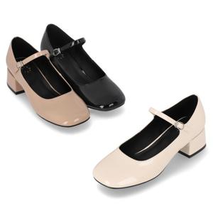 엘칸토 인텐스 여성 블록힐 메리제인  4cm LCWD98I613